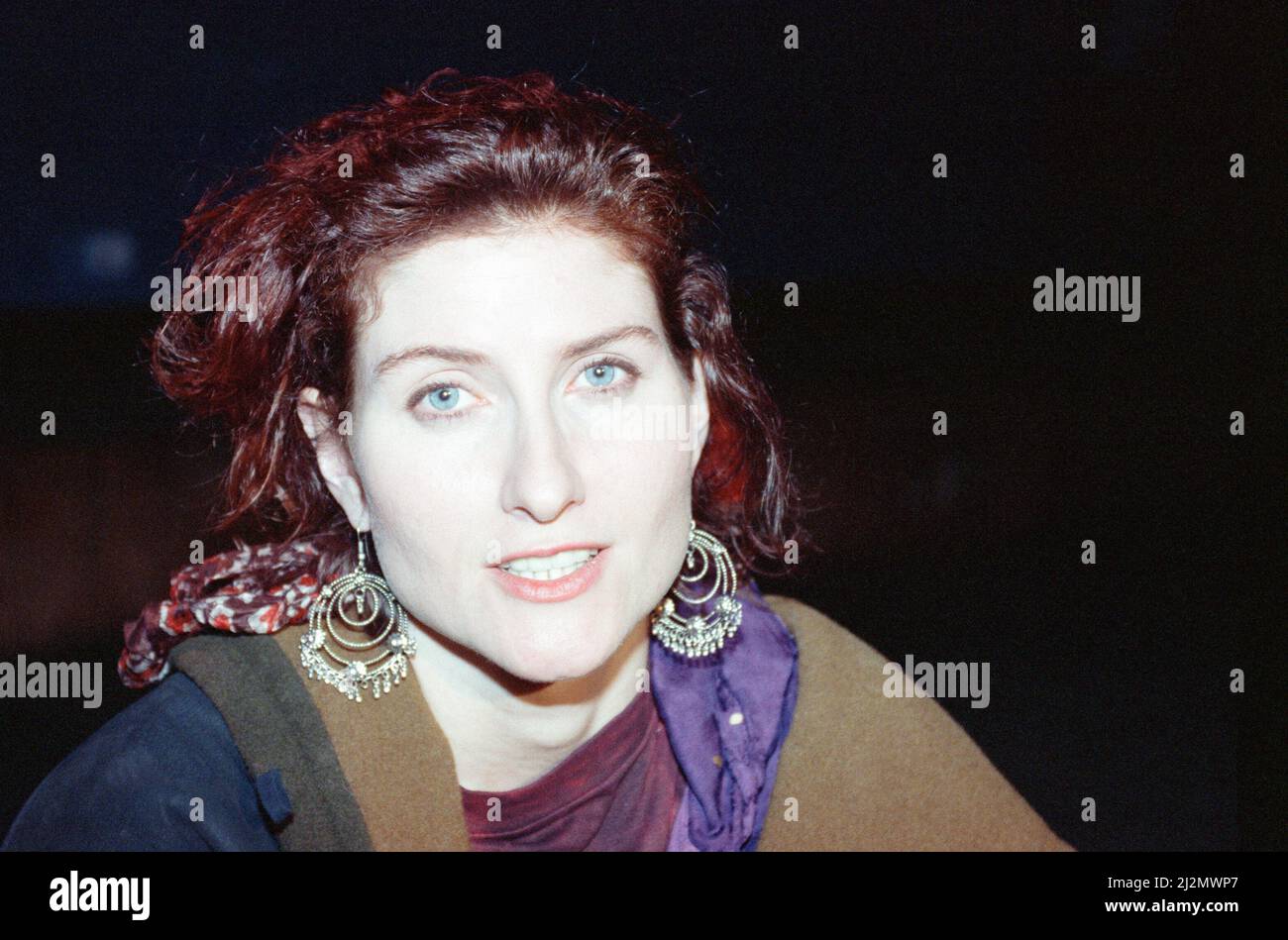 Eddi Reader, schottischer Singer Songwriter, abgebildet am Donnerstag, 17.. Januar 1991 Stockfoto