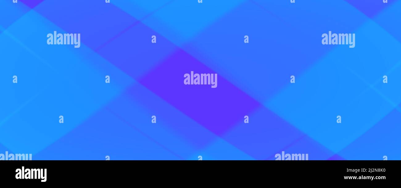 Abstrakter Hintergrund Banner 8K lila, rosa, Lavendel, hell, dunkel, Schwarz, weiß, grauer Strahl, Laser, Nebel, Streifen, Gitter, Quadrat, Verlauf Stockfoto