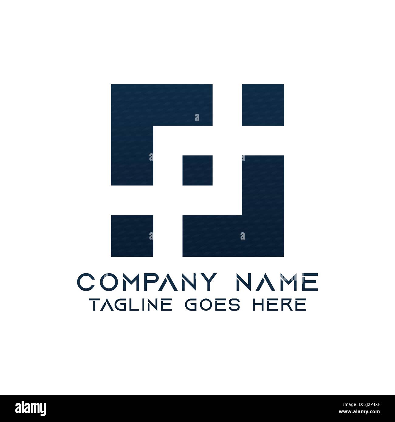 Design-Vorlage für das P-Logo. Dieses Logo eignet sich sehr gut für jede Art von Geschäft oder Branche, die in jedem Bereich tätig ist. Stock Vektor