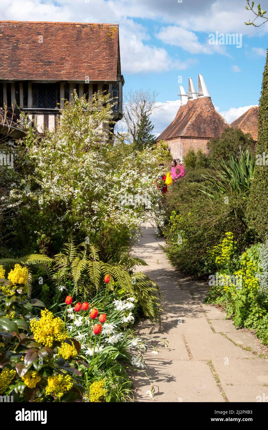 Great Dixter House and Garden, Spring, Northiam, East Sussex, Großbritannien Stockfoto