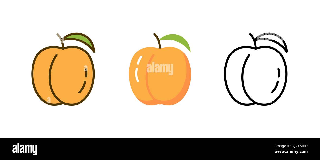 Pfirsich Logo Linie Symbol Vektor saftig Symbol Illustration Design ... Pfirsich Logo Linie Symbol Vektor saftig Symbol Illustration Design ...