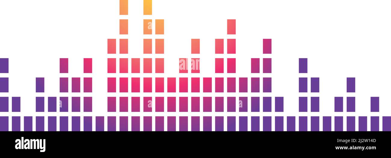 Sound wave music Logo vector Template Stock Vektor