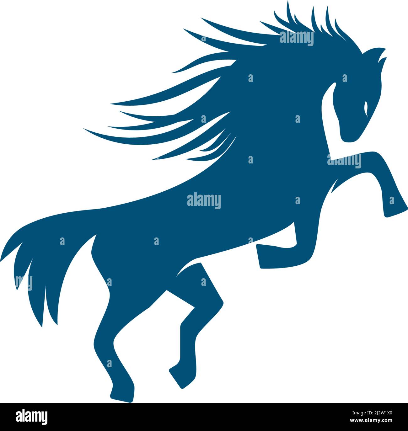 Horse Logo Template Vector Illustration Design Stock Vektor