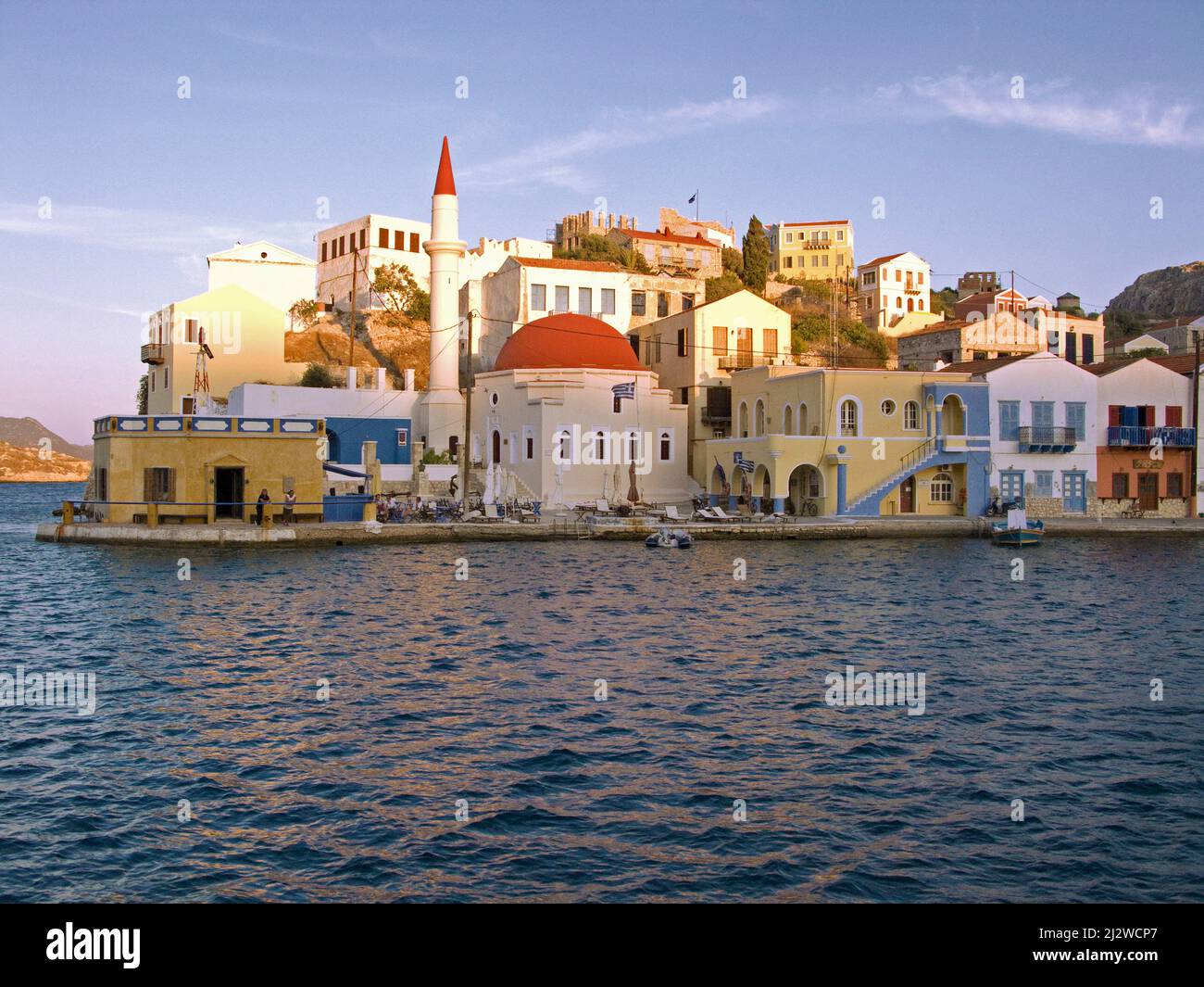 Kastelorizo oder Meis Insel, Kirche Agios-Nikolaos, Griechenland Stockfoto