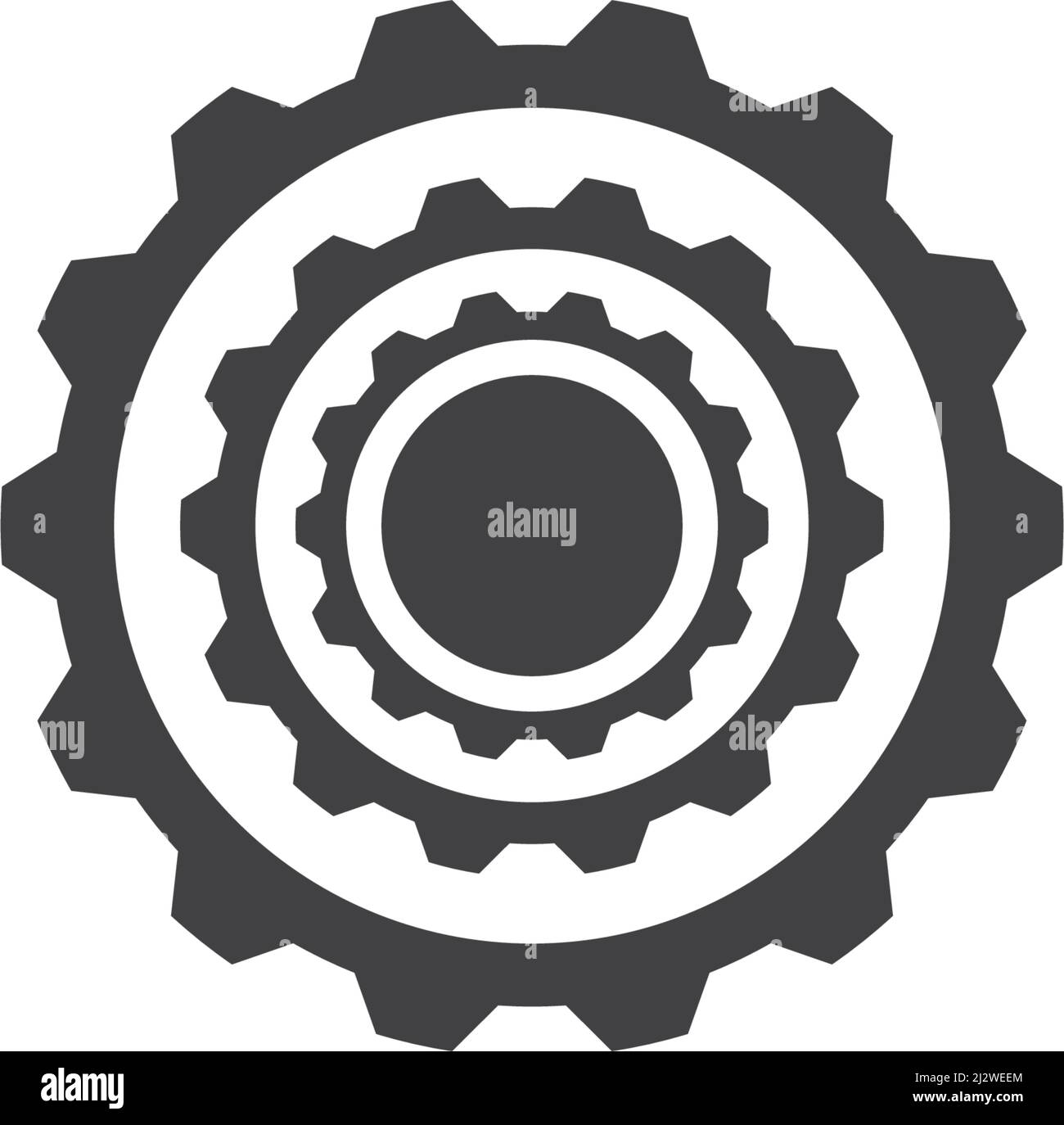 Gang Logo Vorlage Vektor icon Abbildung design Stock Vektor