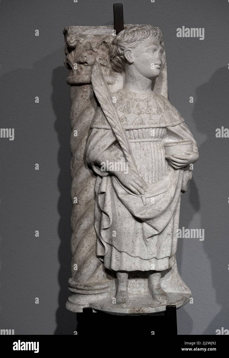 St.Cosma - Marmor - Ferrara Bildhauer - 1470 - Ferrara, Italien, Museum der Kathedrale Stockfoto