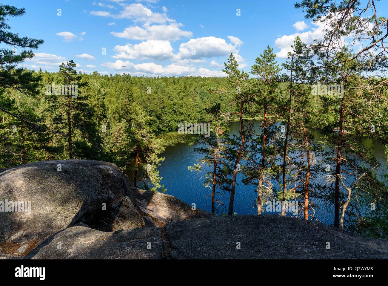 Nuuksio-Nationalpark, Espoo, Helsinki, Finnland Stockfoto