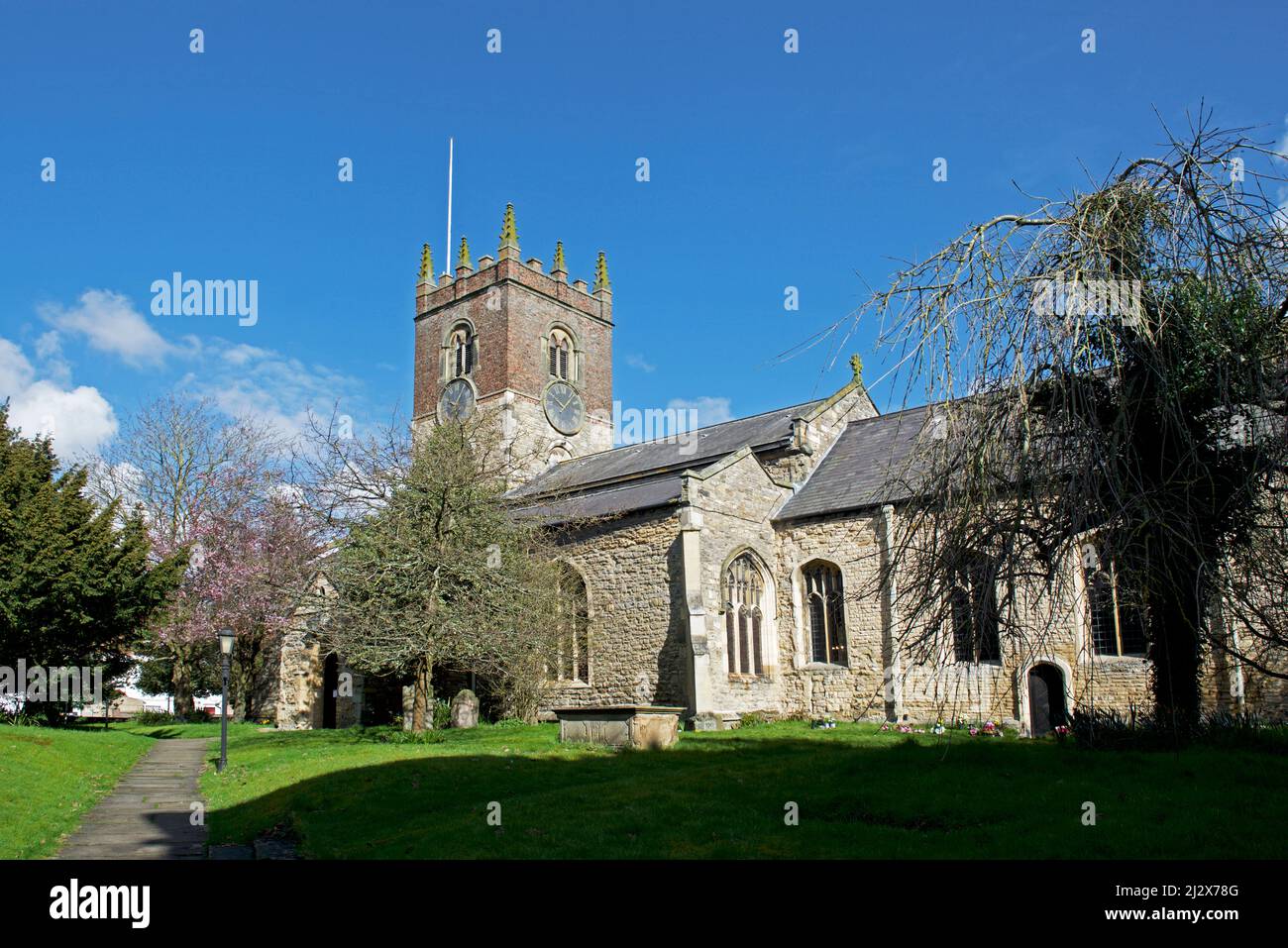 All Saints Church in Market Weighton, East Yorkshire, England, Großbritannien Stockfoto