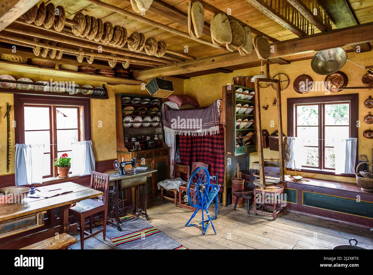 Stundars Open Air Museum, Vaasa, Finnland Stockfoto