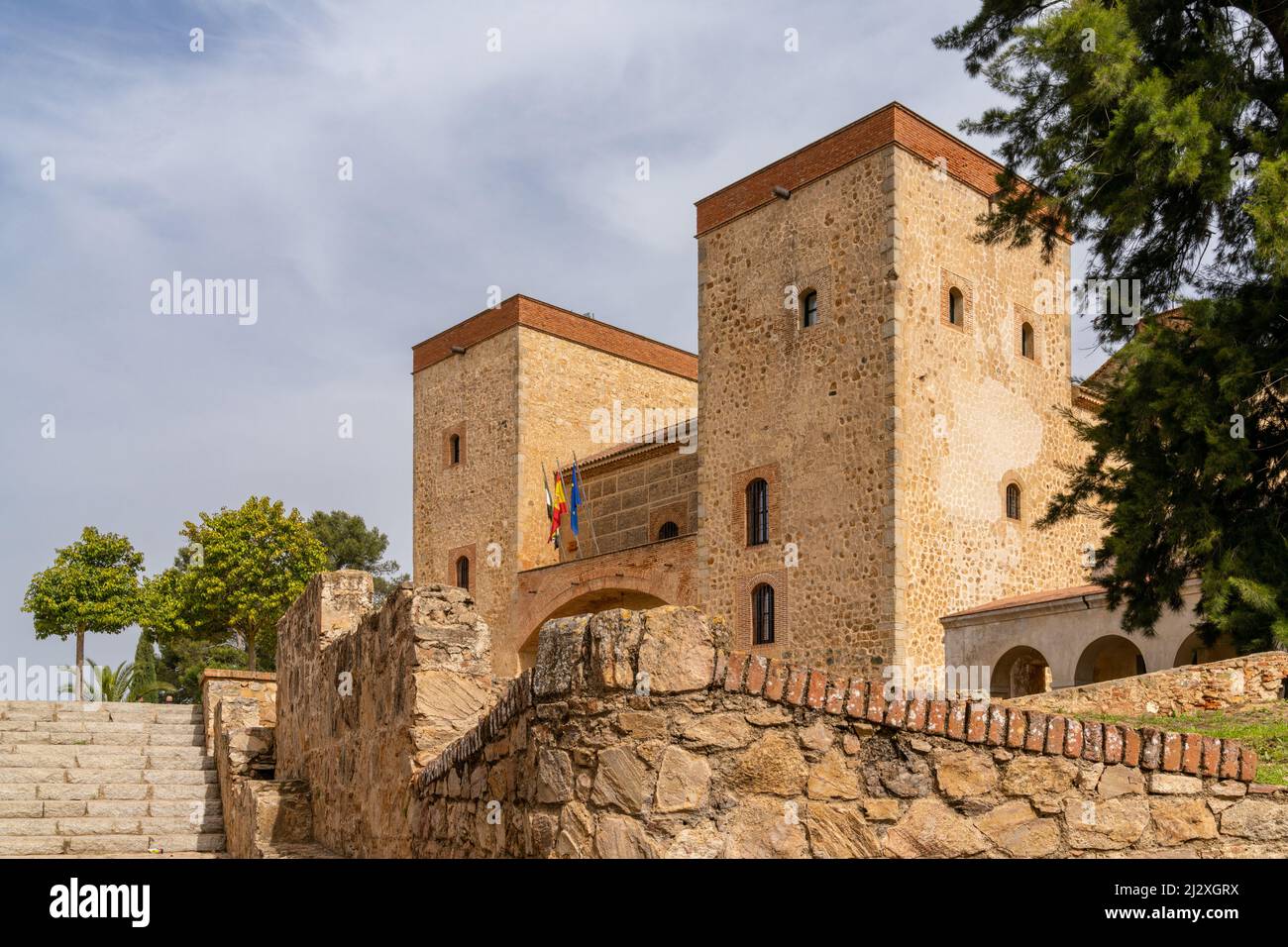 Badajoz, Spanien 27. März 2022 Die historische maurische Festung