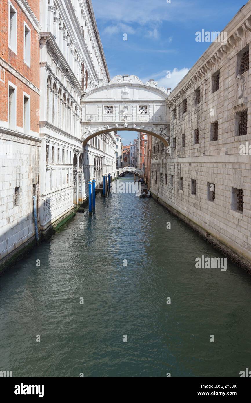 Seufzerbrücke, Venedig, Italien Stockfoto