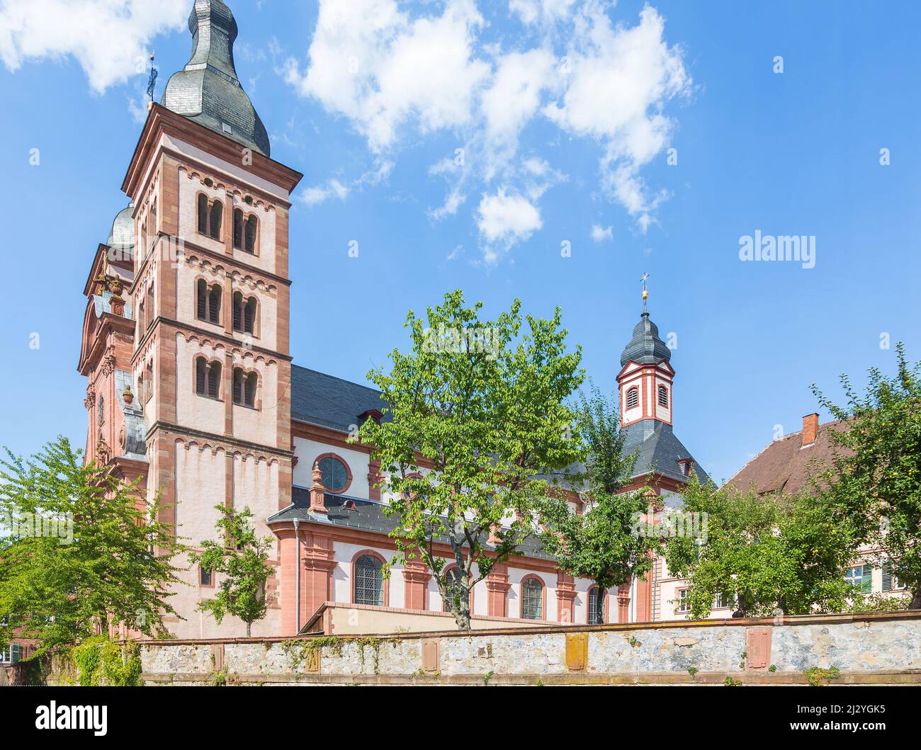 Amorbach, Benediktinerkloster Stockfoto