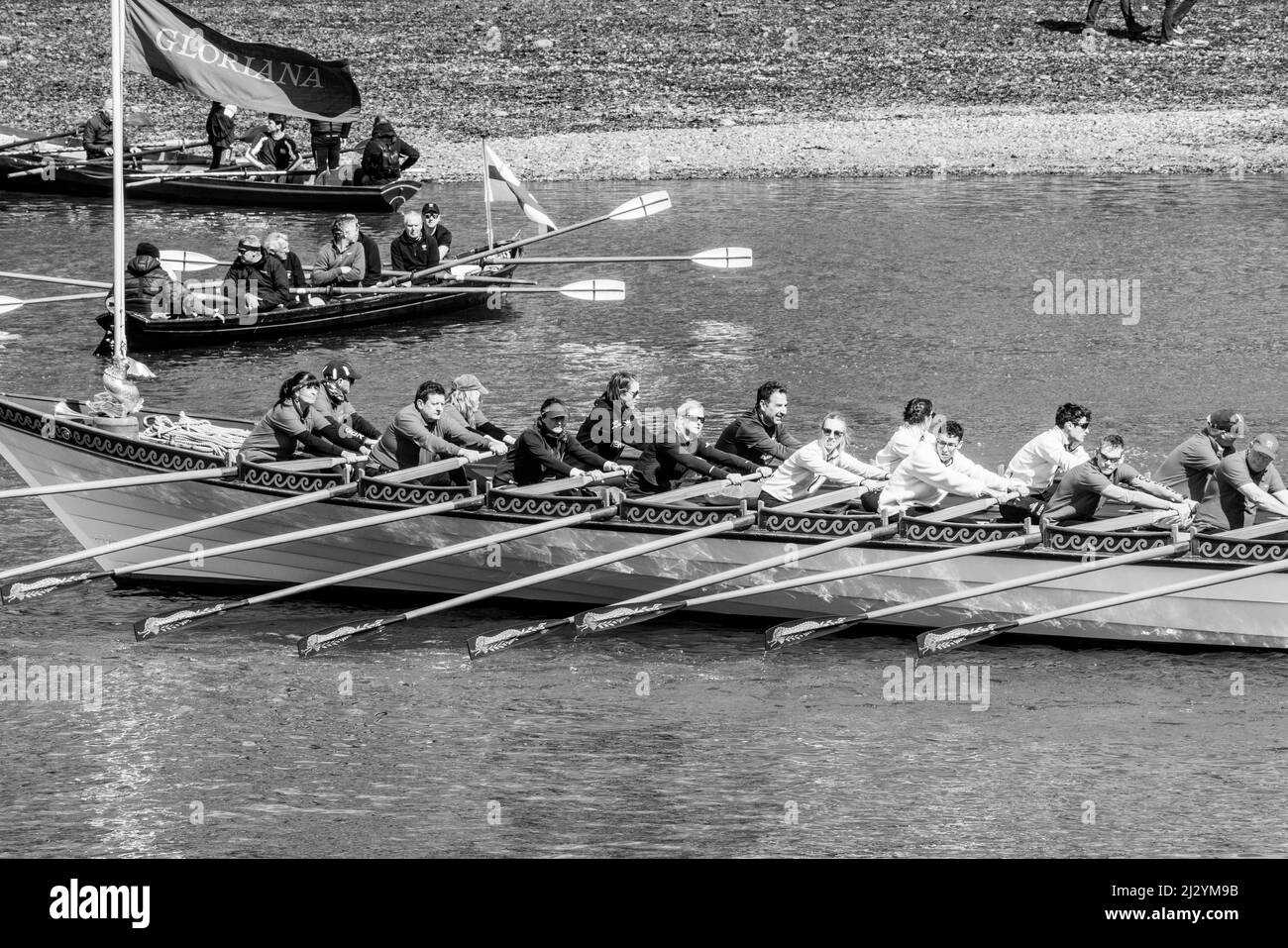 Oxford Cambridge Boat Race 2022 Stockfoto