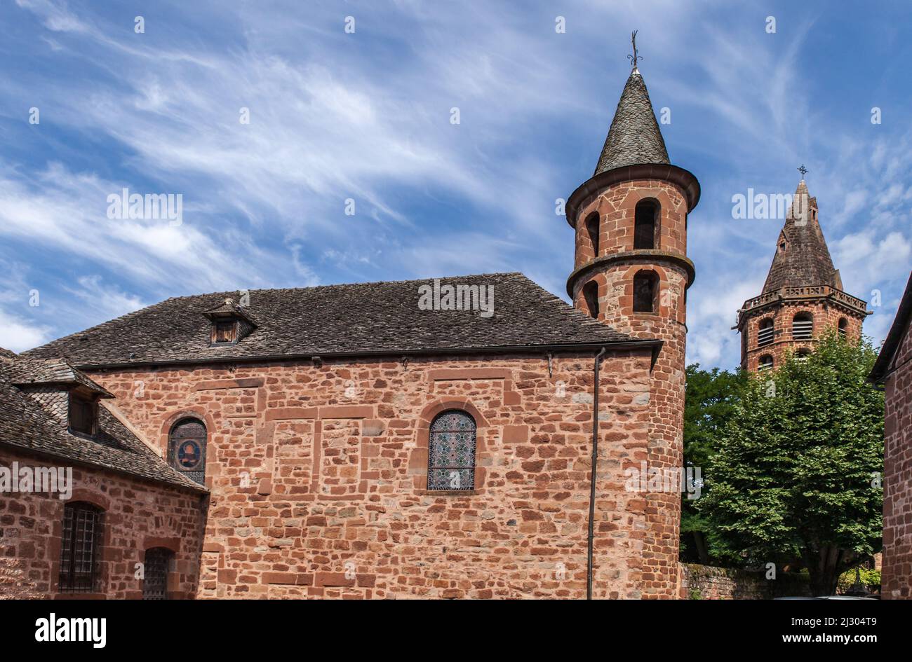 Chapelle des pénitents et église Saint Martial Stockfoto