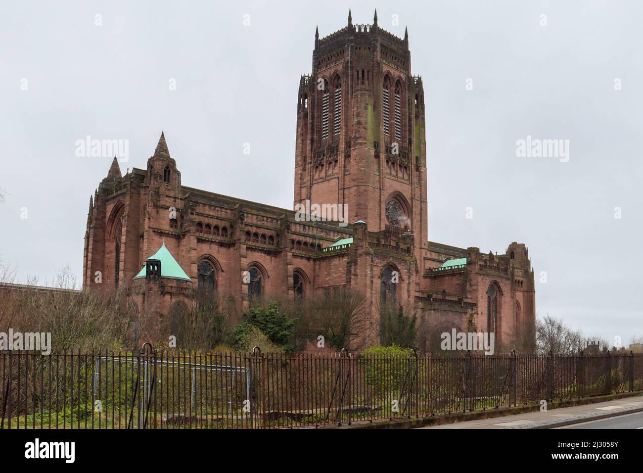 Liverpool Cathedral, Liverpool Anglican Cathedral, St. James's Mount Stockfoto