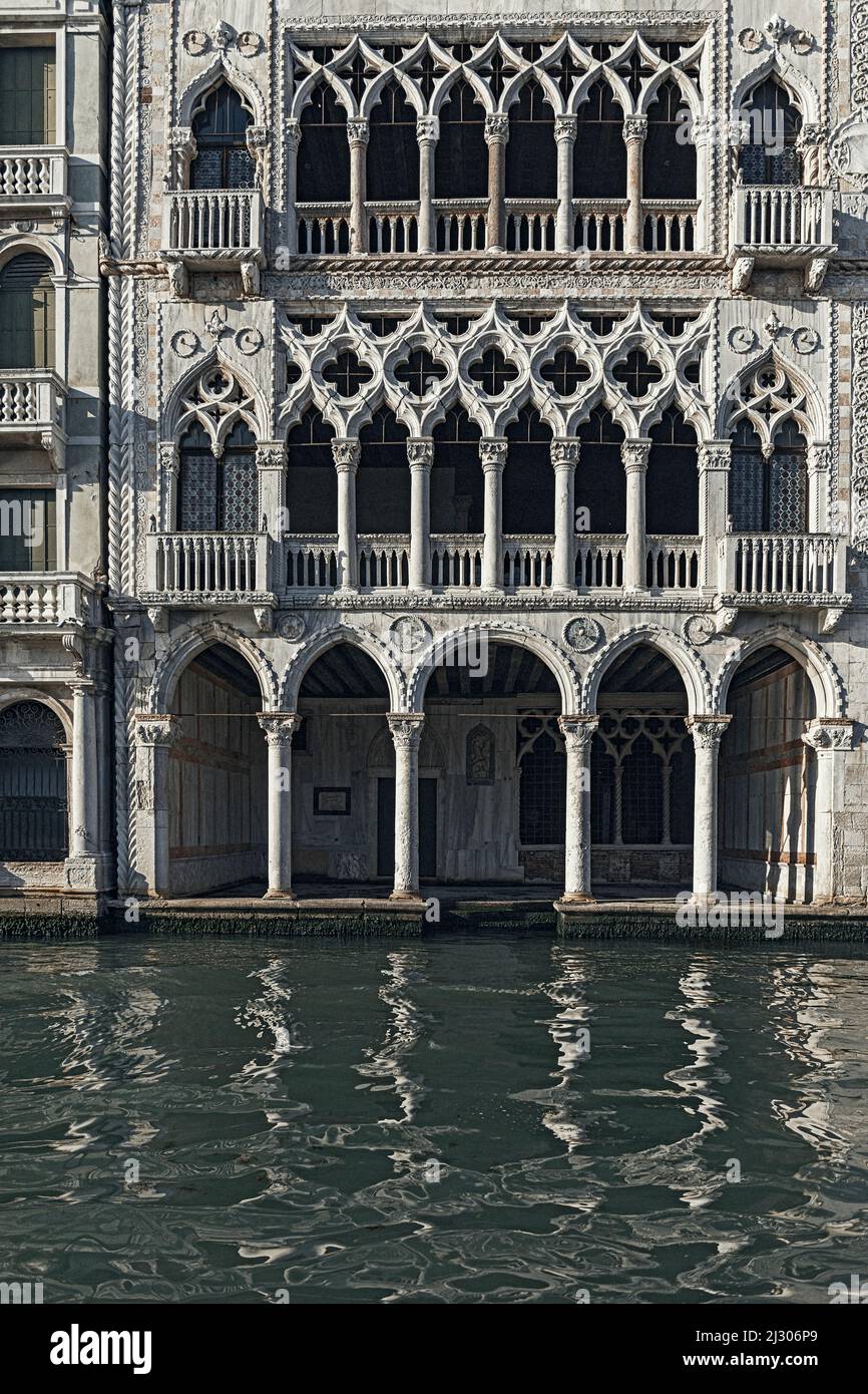 Ca' d'Oro oder Palazzo Santa Sofia Venedig Italien Stockfoto