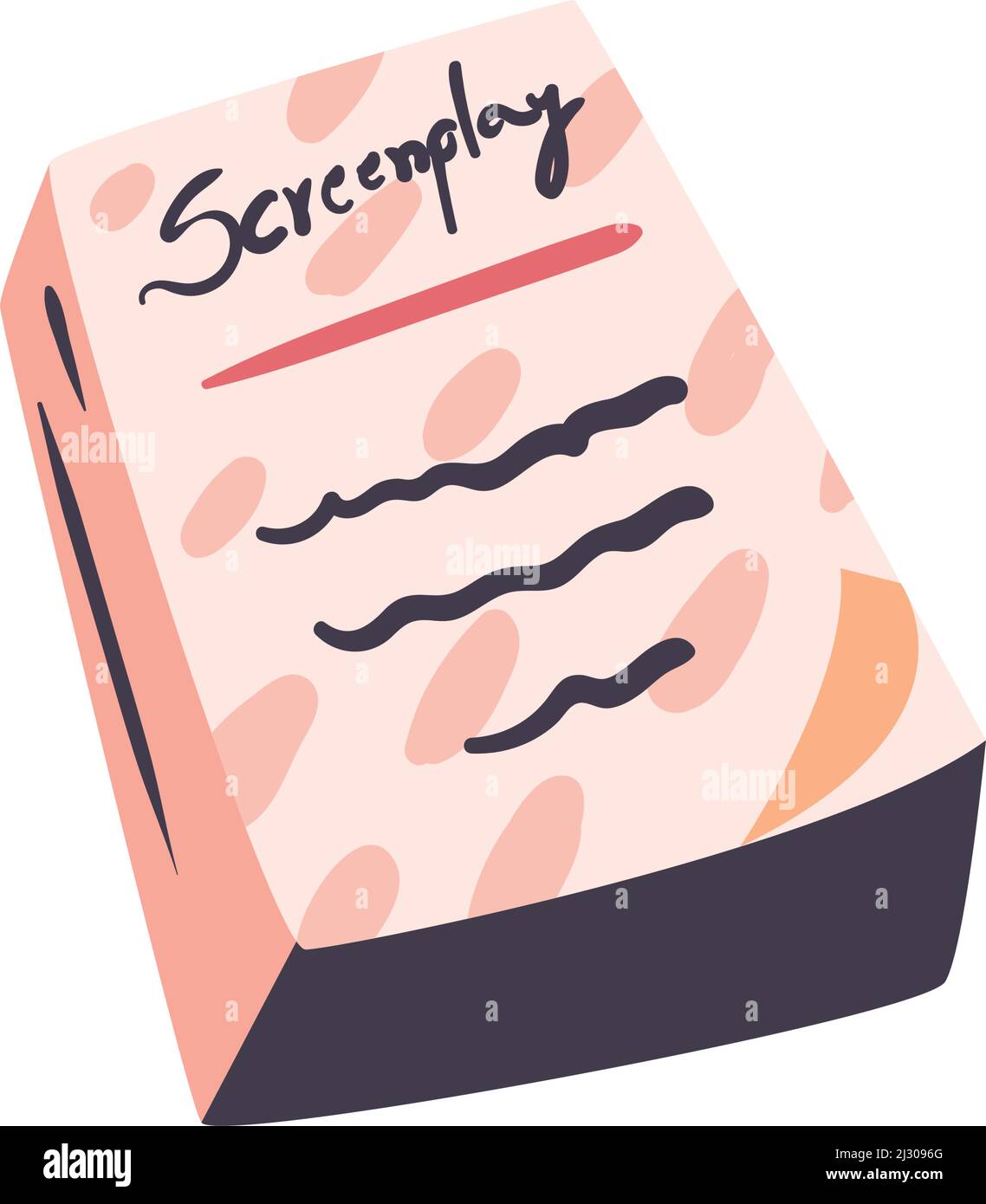 Flaches Drehbuch-Design Stock Vektor