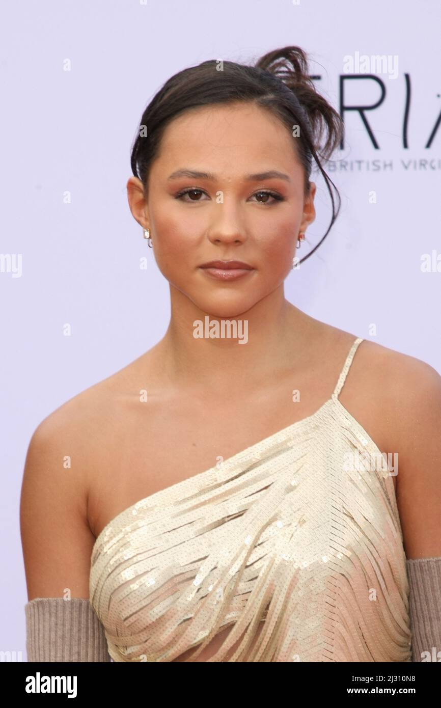 Hollywood, USA. 03. April 2022. YDE nimmt an der jährlichen GRAMMY Awards Viewing Party 4. Teil, um Janie's Fund am 3. April 2022 im Hollywood Palladium in Los Angeles, Kalifornien, zu unterstützen. Foto: Crash/imageSPACE Credit: Imagespace/Alamy Live News Stockfoto