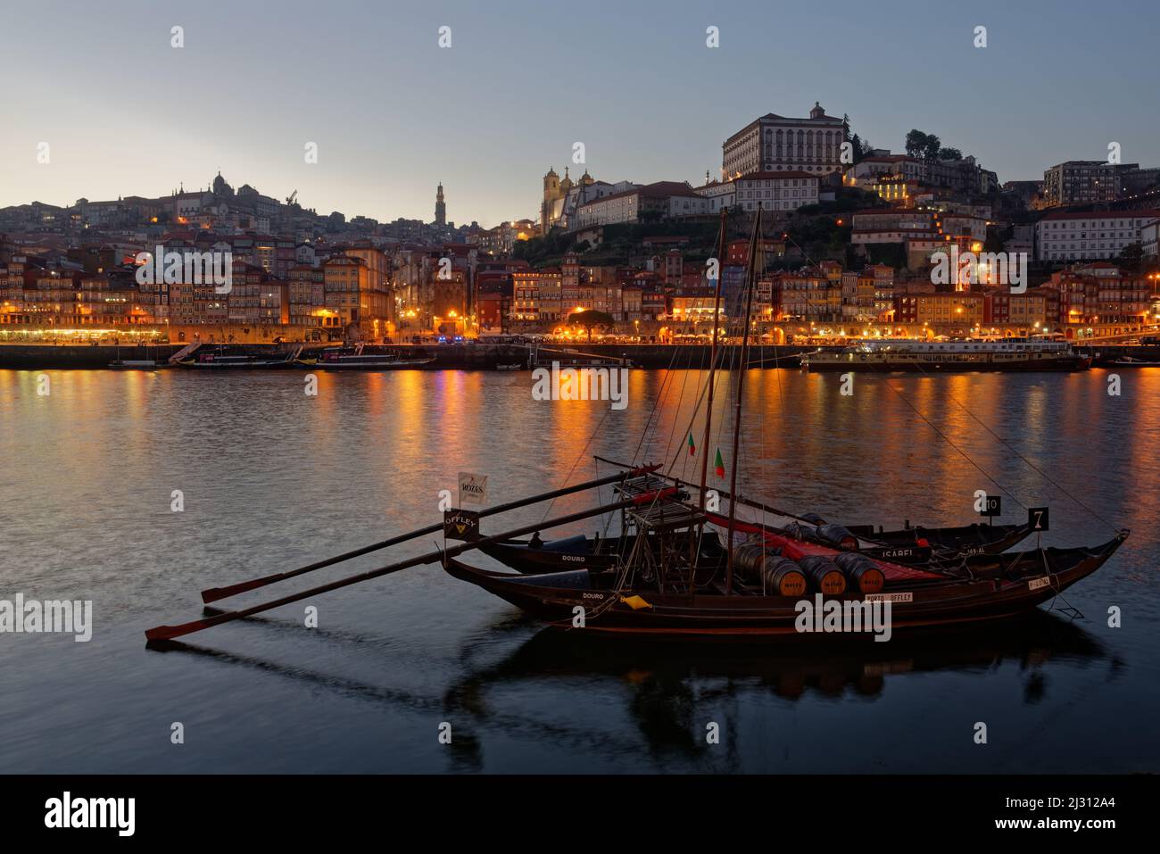 Die inoffizielle Hauptstadt Portugals, Porto, Douro, Portugal. Stockfoto