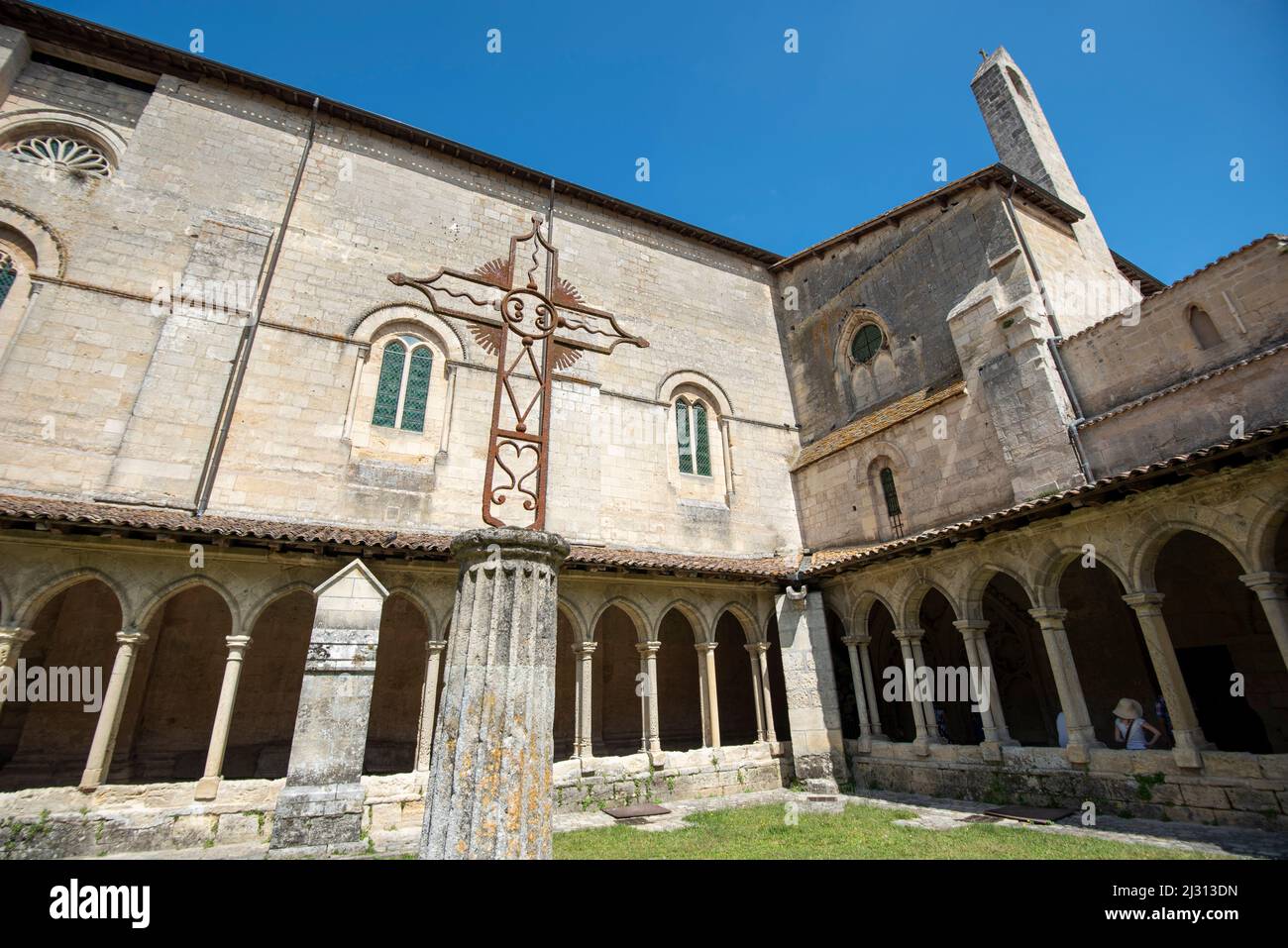 Stiftskirche, Cordeliers-Kloster, UNESCO-Weltkulturerbe, Saint Emilion, Gironde, Nouvelle-Aquitaine, Frankreich Stockfoto
