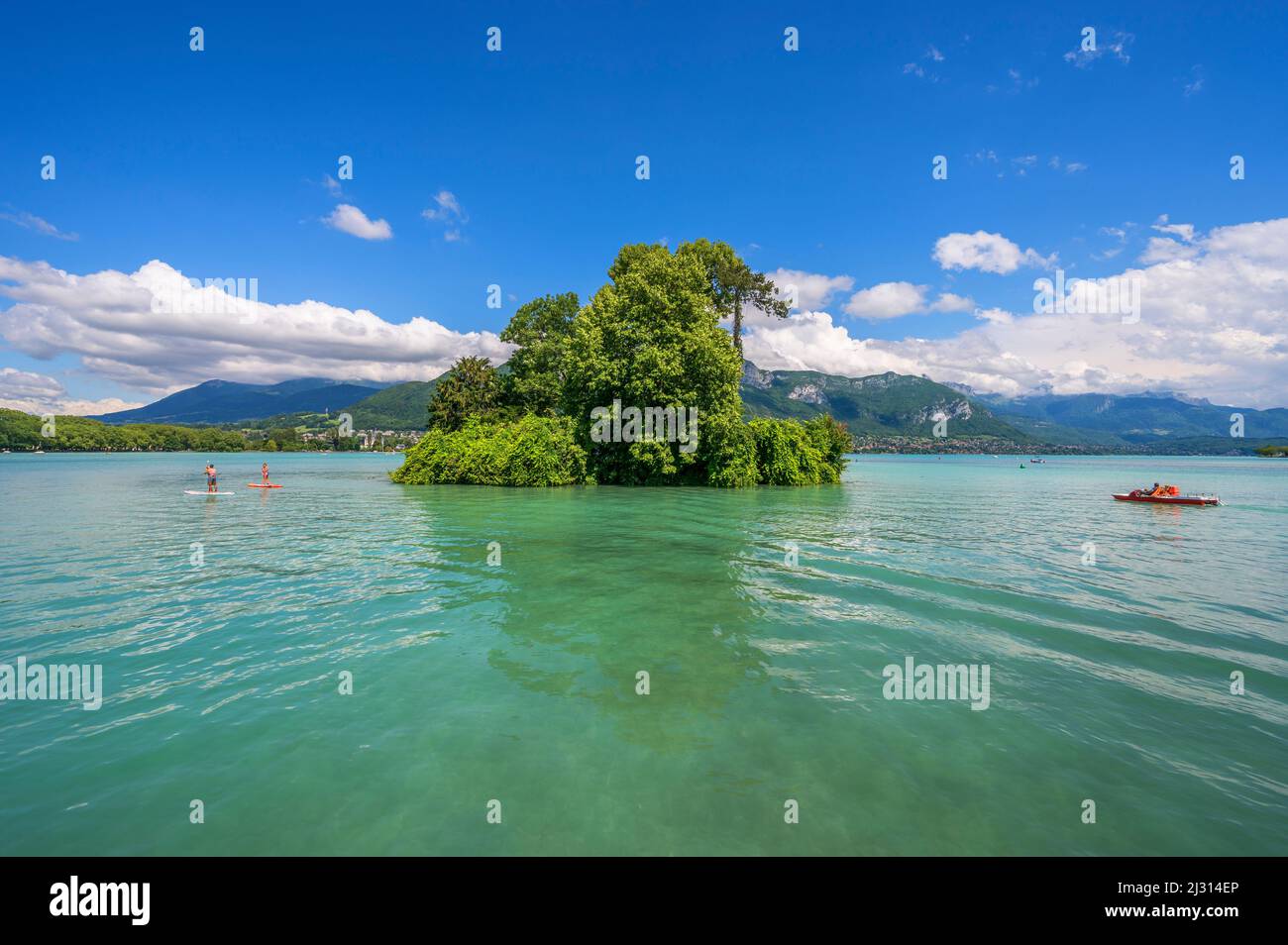Lac de Annecy, Departement Haute-Savoie, Auvergne-Rhone-Alpes, Frankreich Stockfoto