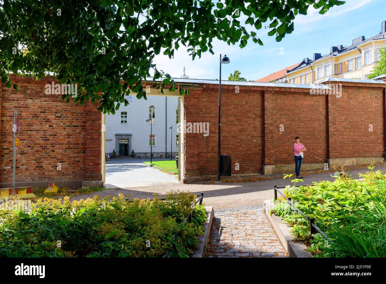 Das Hotel Katajanokka, ehemaliges Gefängnis, ist heute ein Hotel in Helsinki, Finnland Stockfoto