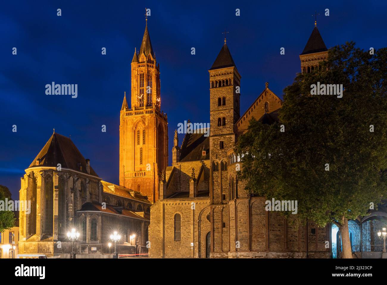 St Jans Kerk Maastricht Sint Jans Kirche und St. Servatius Basilika am Vrijthof Platz