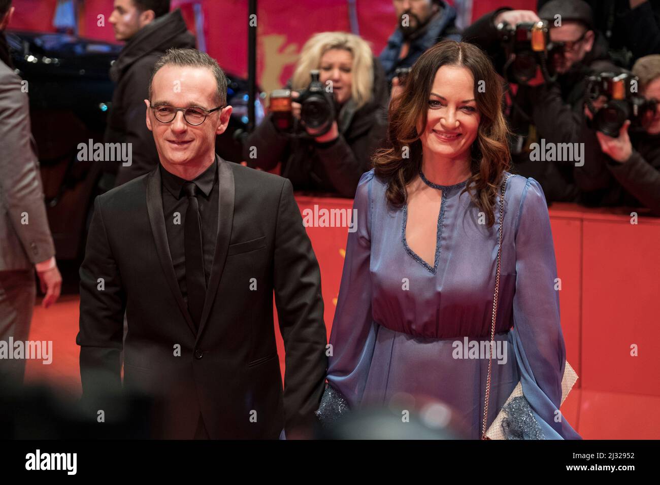 Heiko Maas, Natalia Woerner - Eroeffnungsgala und Berlinale-Premiere des Spielfilms 'Isle of Dogs', Berlinale 2018, Berlinale Palast, 15. Februar 2018 Stockfoto