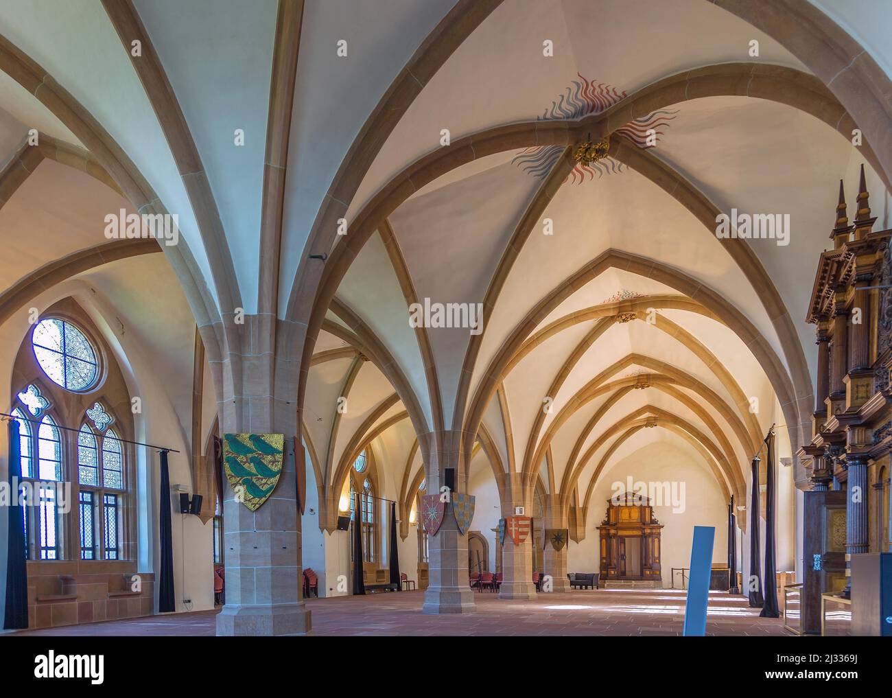 Marburg an der Lahn; Landgrafenburg; Prince &#39;s Hall Stockfoto