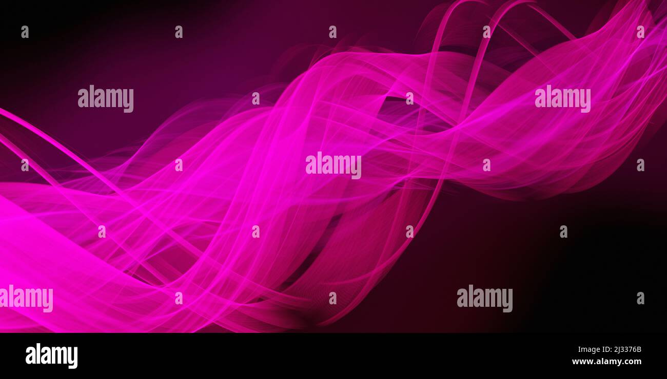 Effekt Lichtwellenlinien Auffällig Lila Rosa Farben Moderne Abstrakte Hintergrund Stockfoto