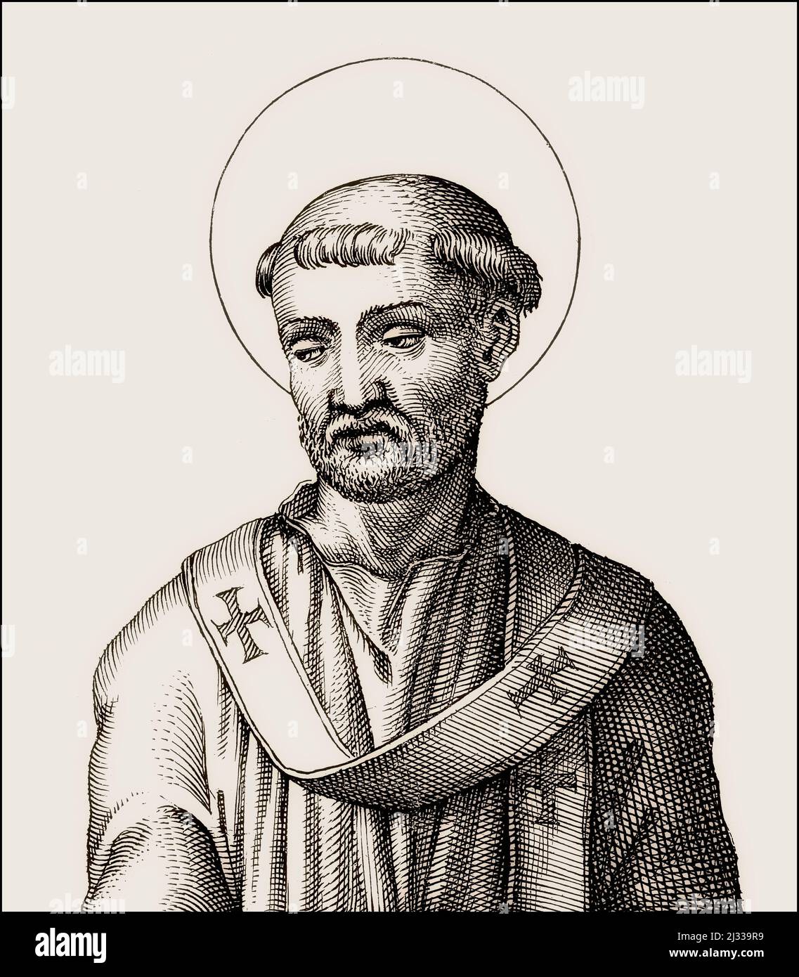 Papst Alexander I., Bischof von Rom aus c.. 107 bis zu seinem Tod c. 115 Stockfoto