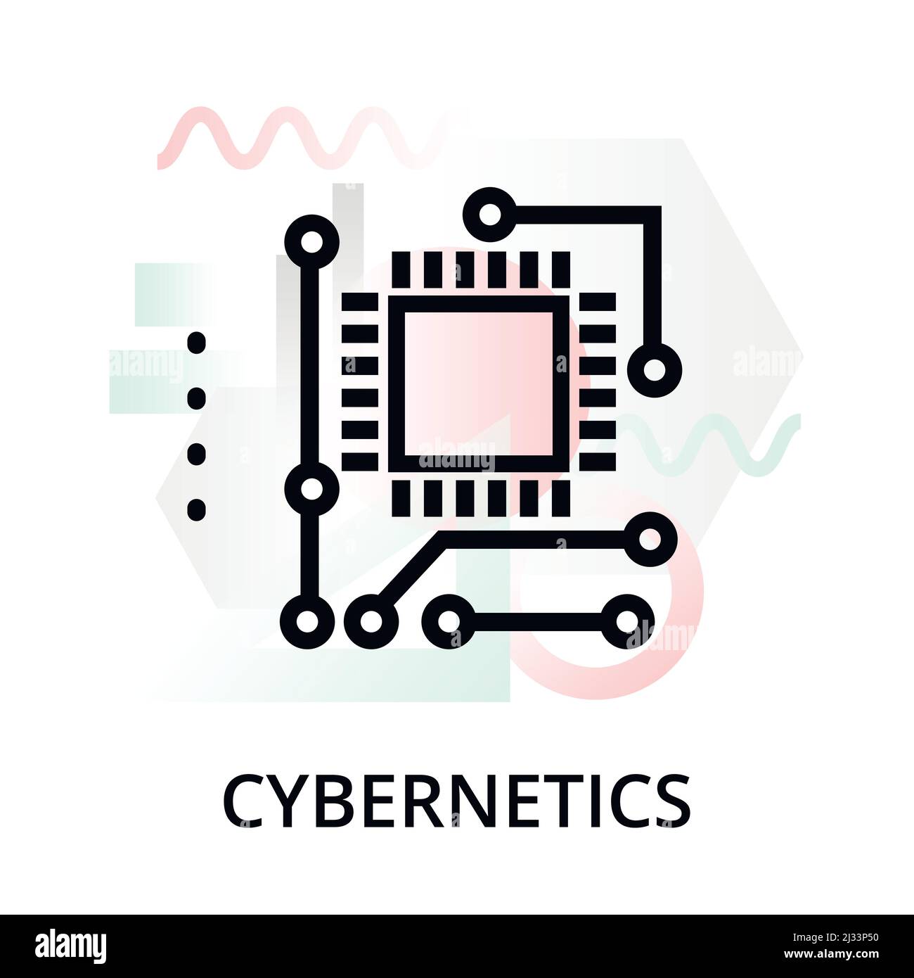 Kybernetics Konzept-Symbol auf abstraktem Hintergrund aus Wissenschaft Symbole gesetzt, für Grafik-und Web-Design, moderne editierbare Linienvektor Illustration Stock Vektor Kybernetics Konzept-Symbol auf abstraktem Hintergrund aus Wissenschaft Symbole gesetzt, für Grafik-und Web-Design, moderne editierbare Linienvektor Illustration Stock Vektor