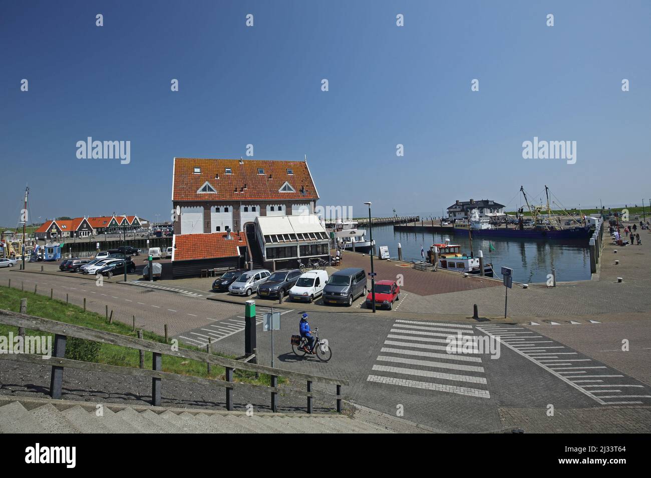 Hafen in Oudeschild auf Texel, Niederlande Stockfoto