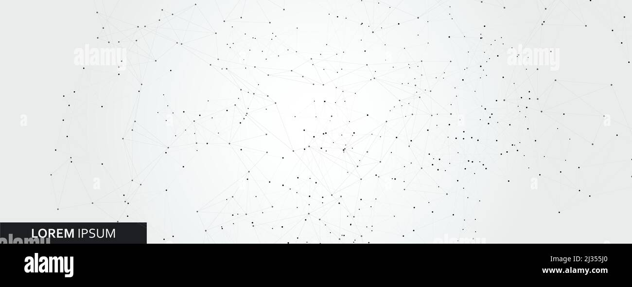 Technologie-Verbindung und Wissenschaftsdesign Stock Vektor