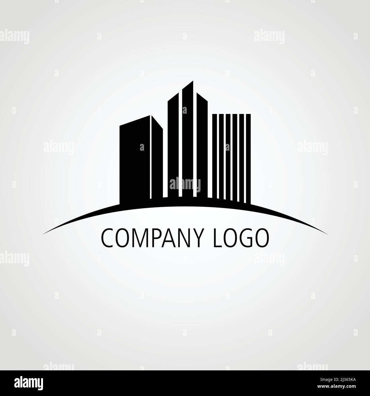 Symbol für Gebäude für Firmenlogo Stock Vektor
