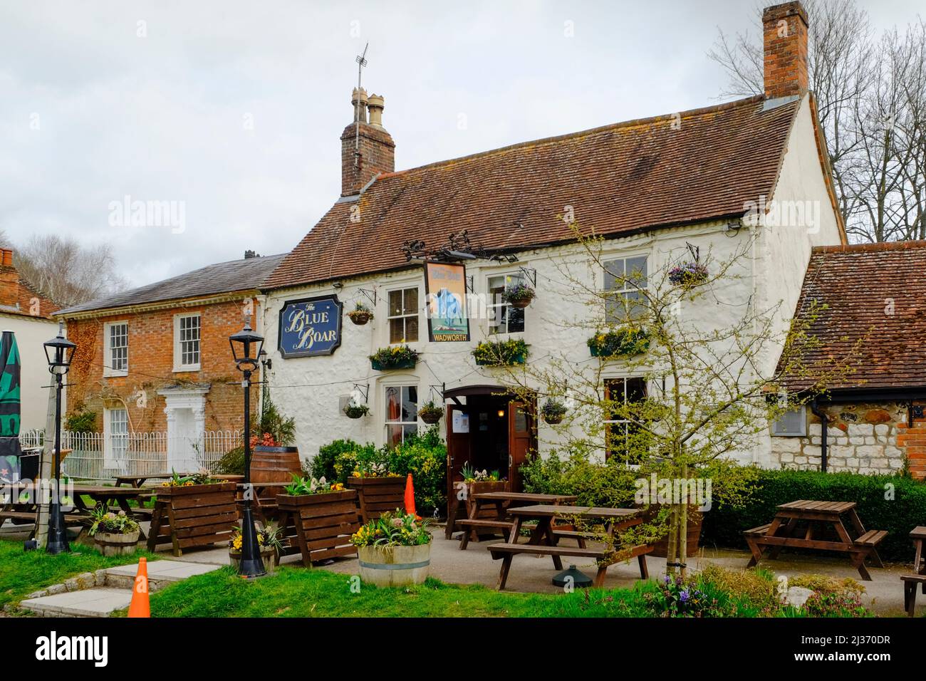 Rund um Aldbourne, einem Dorf in wiltshire. Stockfoto