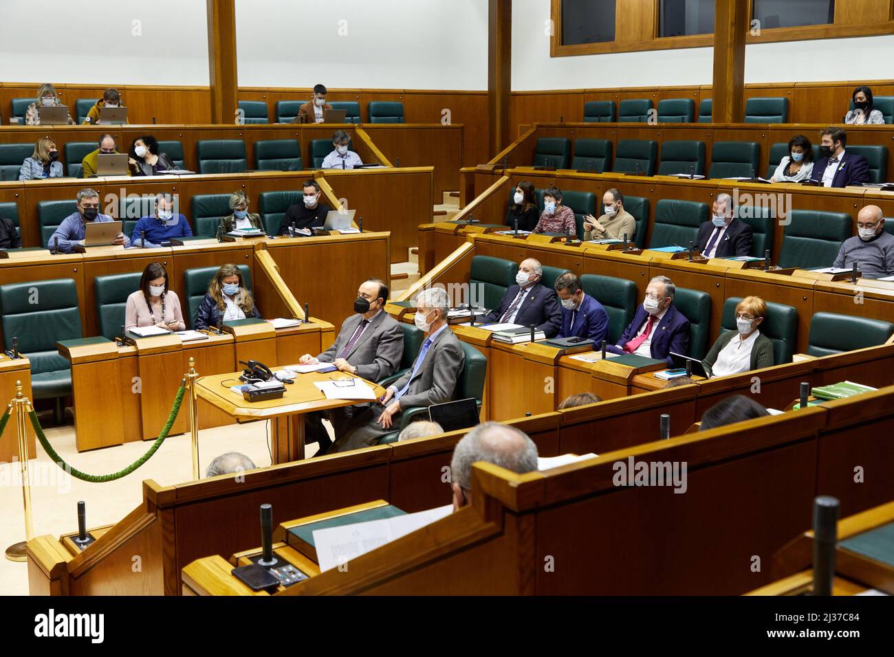 sesión Parlamentaria celebrada el día 04 de Marzo de 2022, Pleno de Control donde las paramentarias y paramentarios preguntan e interpelan al Stockfoto