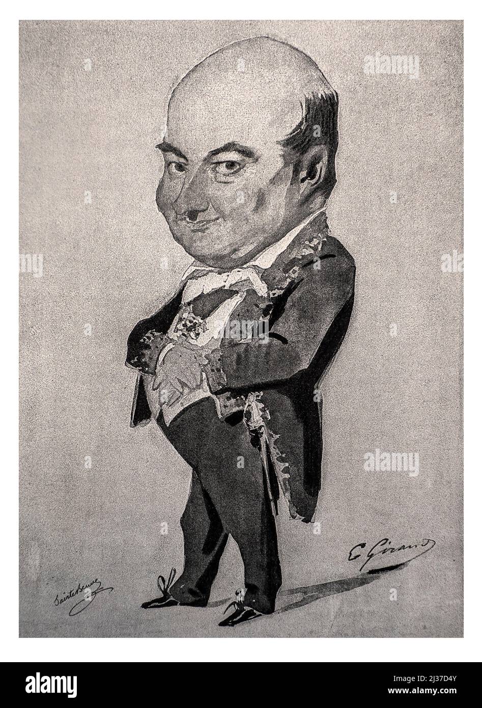 Sainte-Beuve:.Charles Augustin Sainte-Beuve (; 23. Dezember 1804 â €" 13. Oktober 1869) war ein französischer Literaturkritiker. Stockfoto