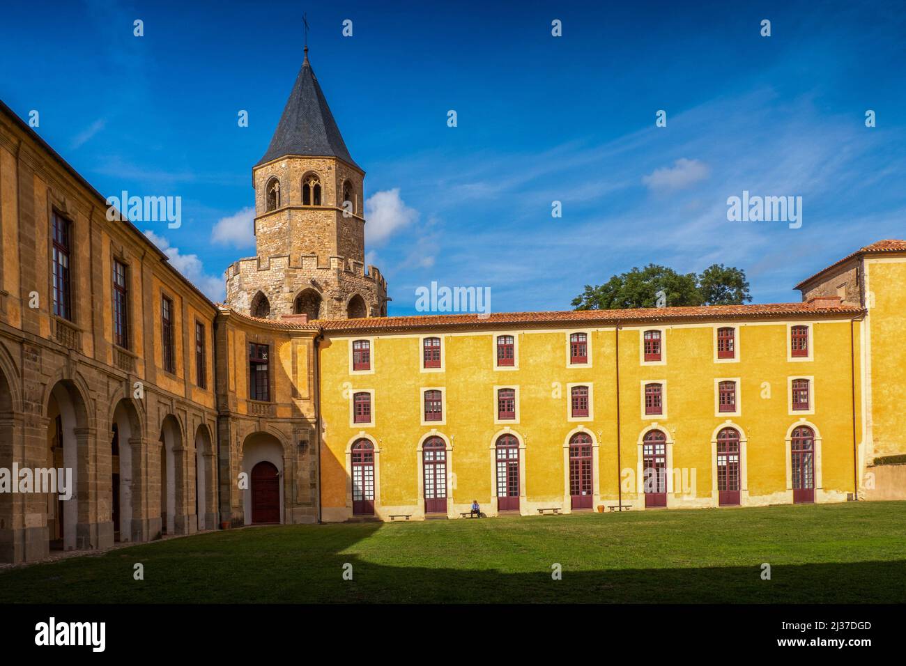 Frankreich, Okzitanien, Tarn, Abbaye Ecole de Soreze. Stockfoto