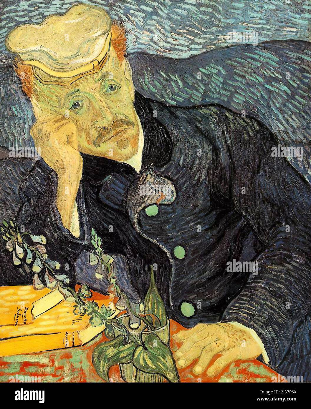 Porträt von dr gachet 1890 vincent van gogh 1853 1890 Fotos und