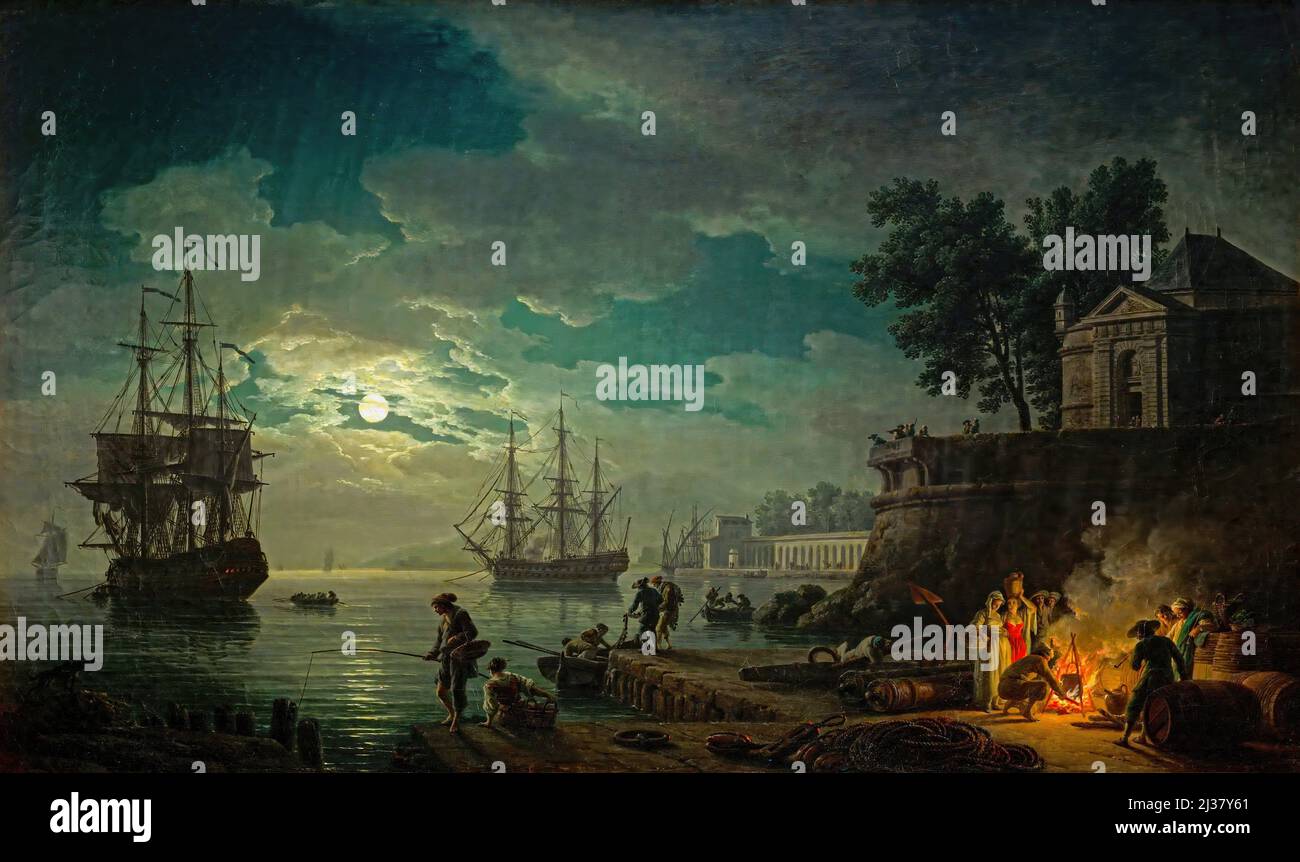 Joseph Ein mediterraner Hafen(Español Puerto mediterráneo