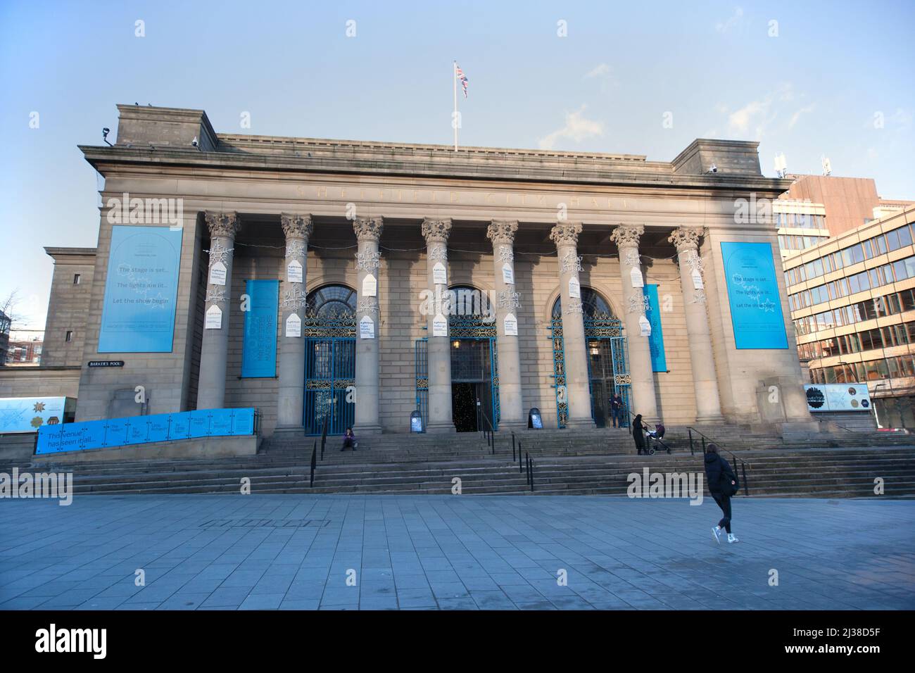 Sheffield City Hall ein Veranstaltungsort im Zentrum von Sheffield in Großbritannien Stockfoto