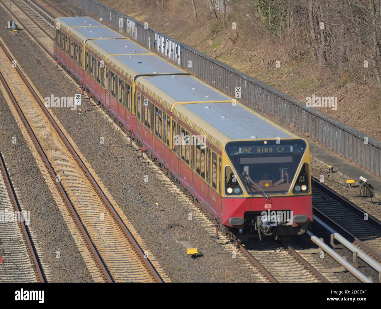 Ringbahn S 41, Wilmersdorf, Berlin, Deutschland Stockfoto