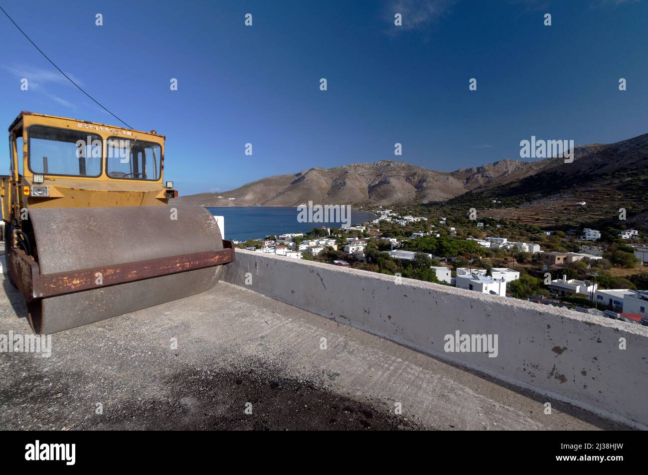 Livadia Tilos, Dodecanese Inseln, südliche Ägäis, Griechenland. Stockfoto