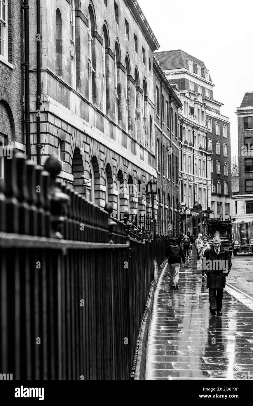 London rund um die Chancery Lane Stockfoto