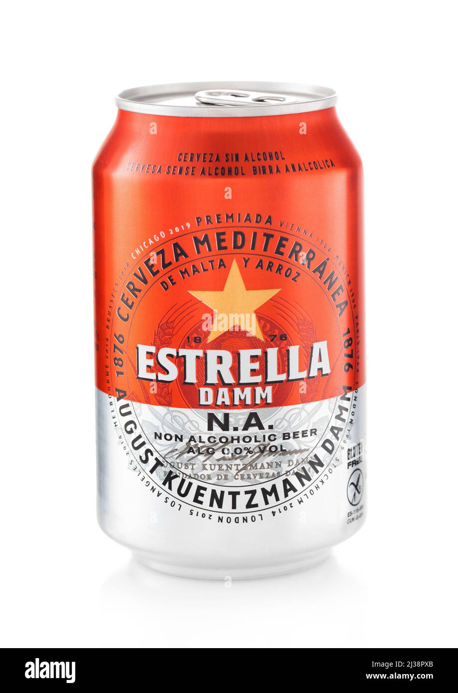 Spanisches estrella bier stern logo -Fotos und -Bildmaterial in hoher ...