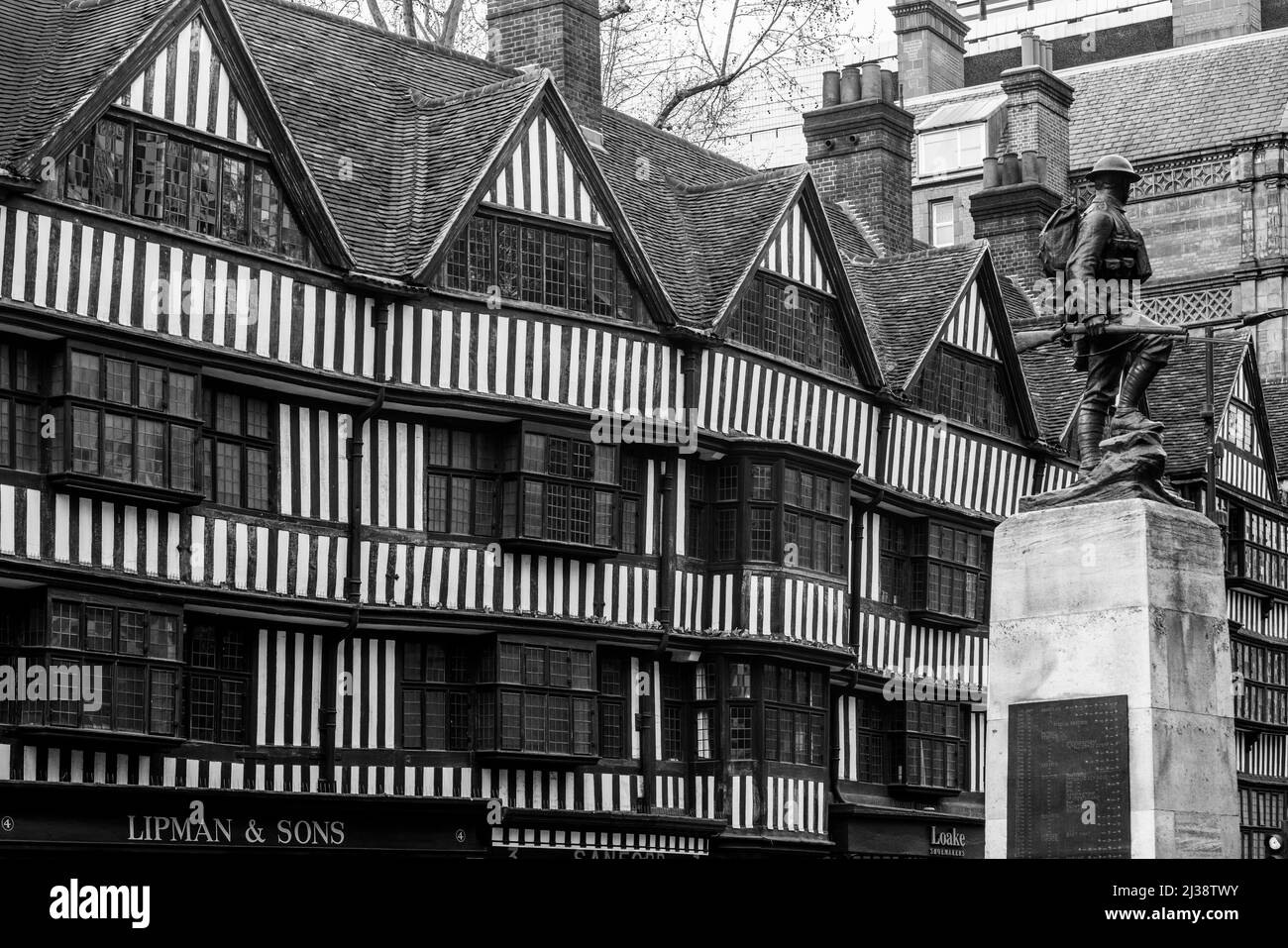 London rund um die Chancery Lane Stockfoto