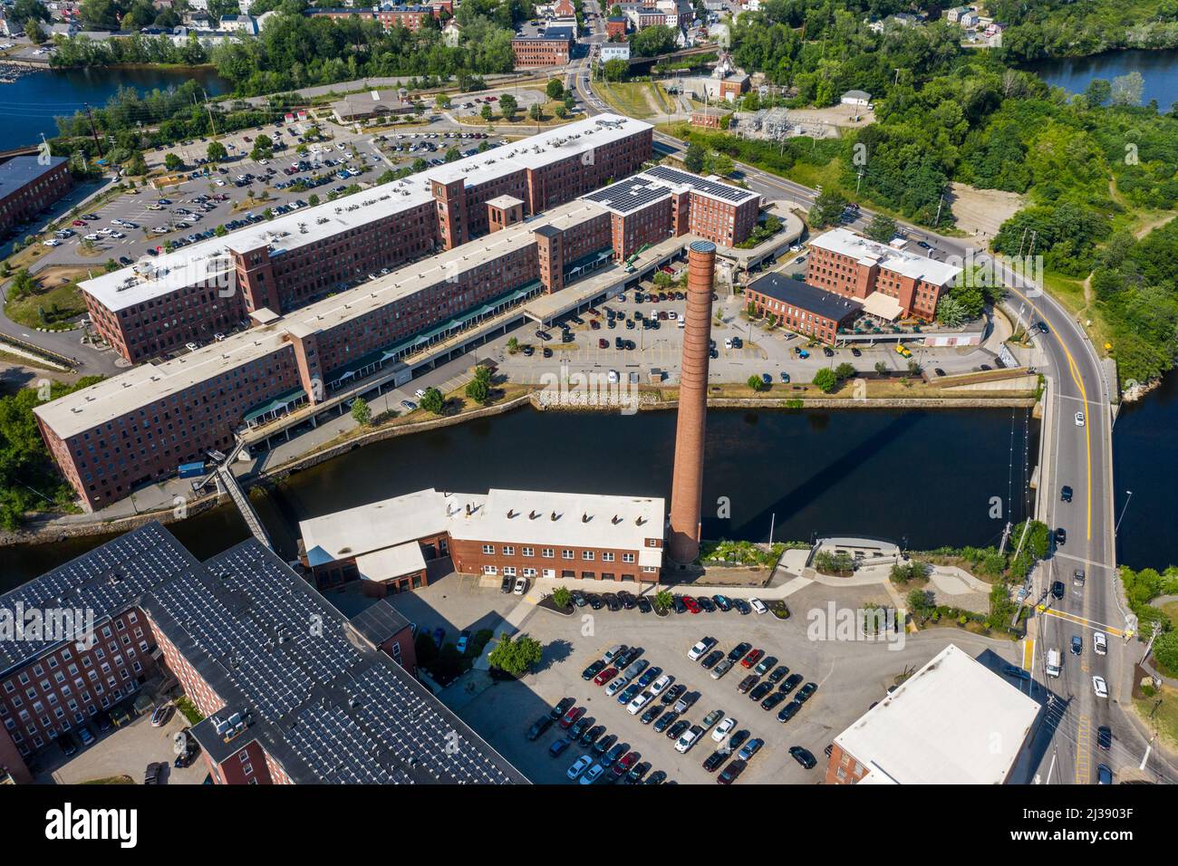 Island Terrace Condominium Complex, Saco, ME, USA Stockfoto