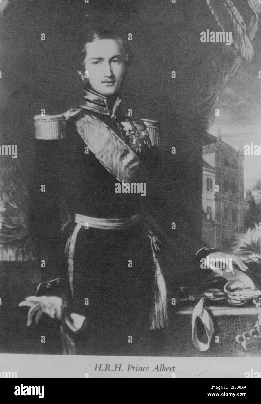 S.R.H. Prinz Albert. 12. April 1950. Stockfoto