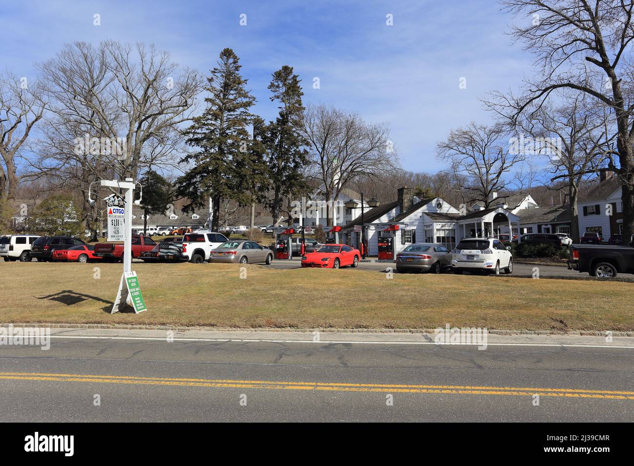 Stony Brook Village Long Island New York Stockfoto